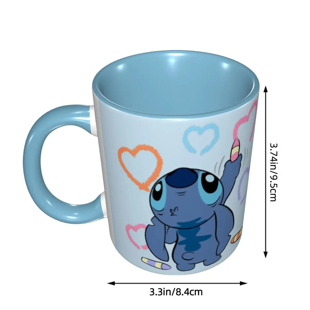 Lovely Stitchs Accessories Coffee Mug Funny Cute Cartoon Cup Gifts